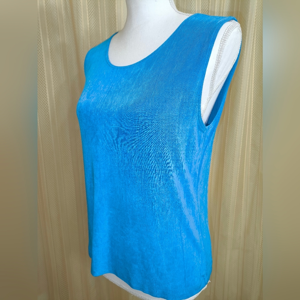 Chico's Aqua Blue Sleeveless Top 1